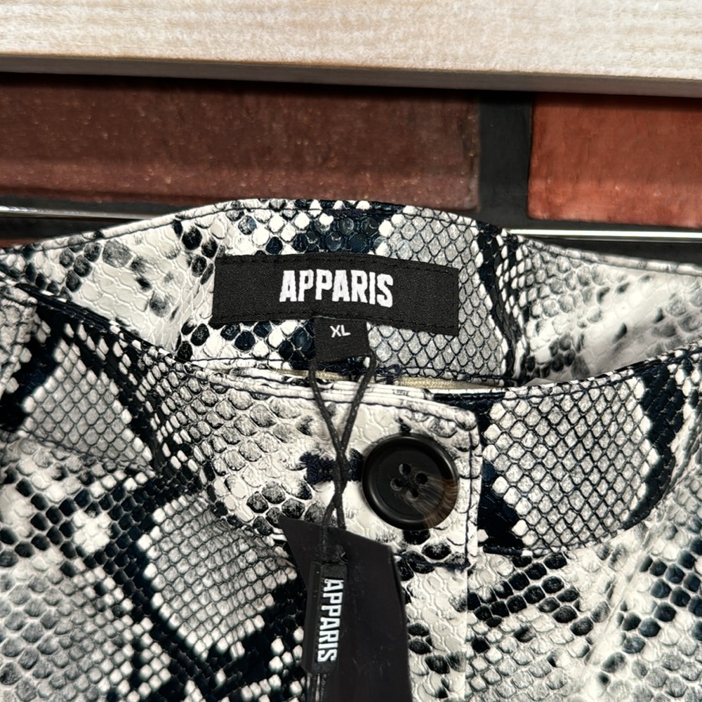 Apparis Gretchen Python Skirt in White Python - Picture 8 of 11